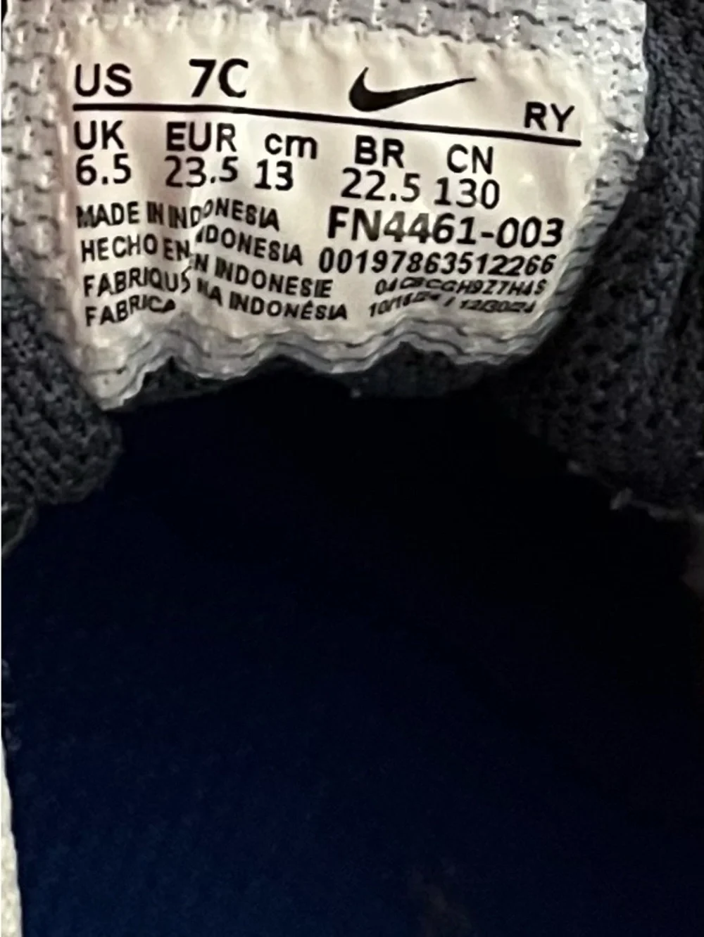 Nike Air Max Nova Toddler Sneakers - Grey/Blue / Sz 7C